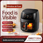 stainless steel Air fryer 110V/220V, multi-function visible window & large capacity