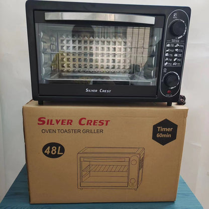 48L large capacity baking oven, multifunctional three-layer upper and lower heating