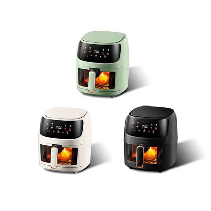 stainless steel Air fryer 110V/220V, multi-function visible window & large capacity